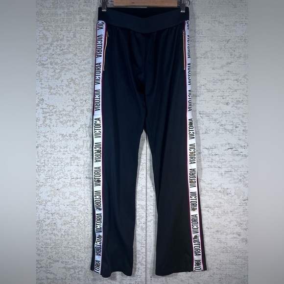 Vintage VICTORIA SPORT Snap Up Sweatpants Gold Zippers Size XS Y2K - Picture 1 of 11
